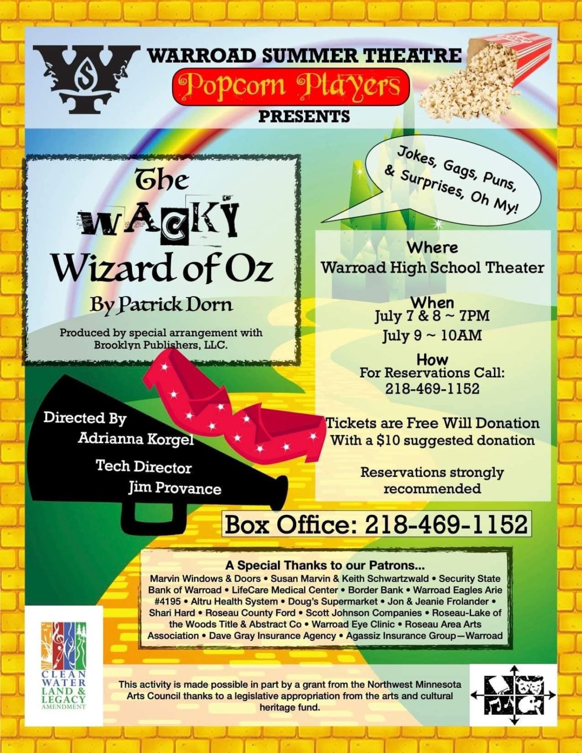 The Wacky Wizard of Oz - Visit Warroad, MN