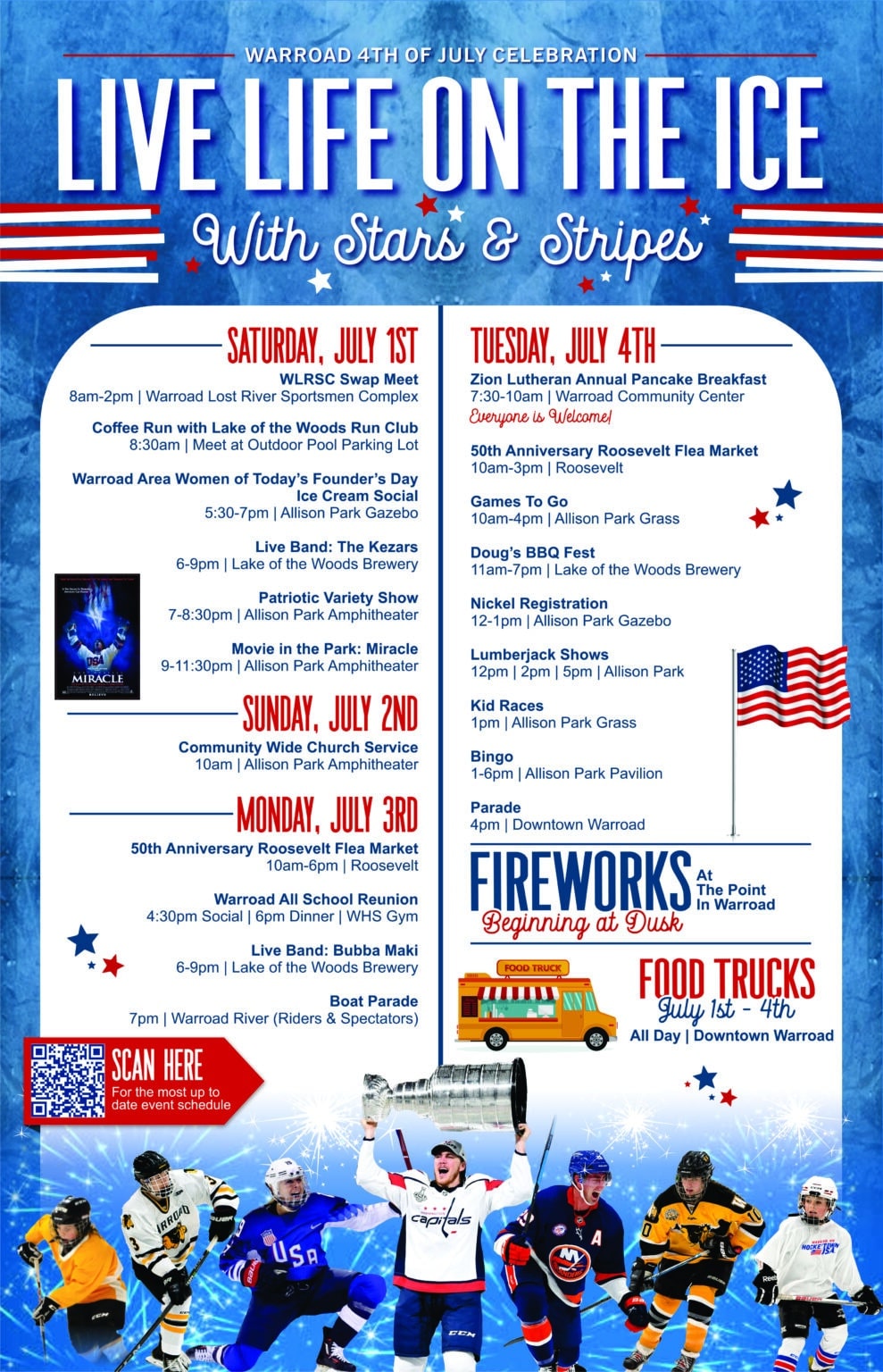 Live Life on the Ice 4th of July 2023 Visit Warroad, MN