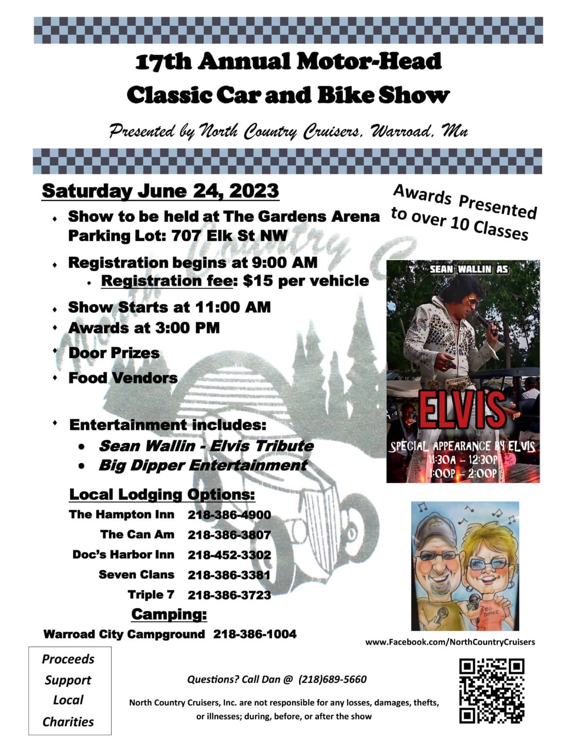 17th Annual MotorHead Classic Car and Bike Show Visit Warroad, MN