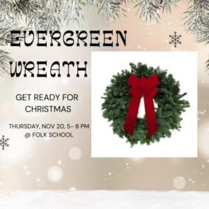 Folk School Class Wreath