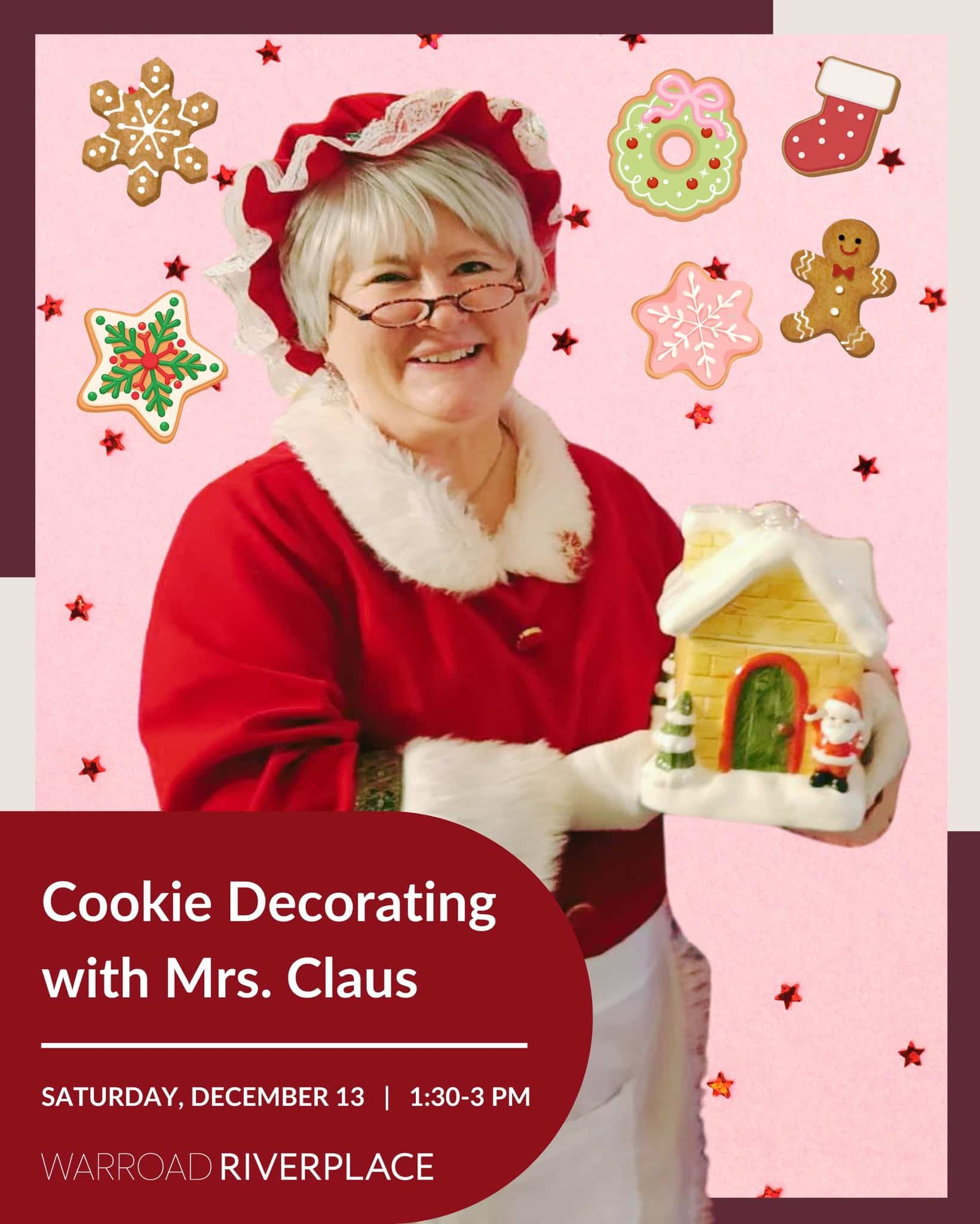 Mrs. Claus at RiverPlace