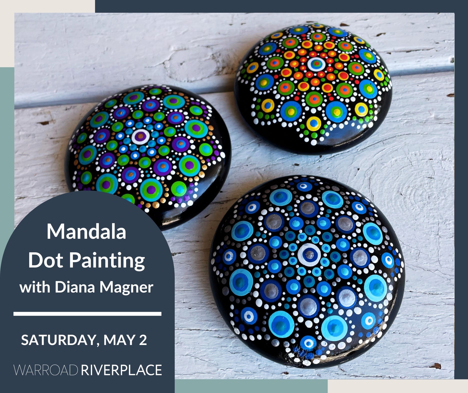 Mandala dot painting